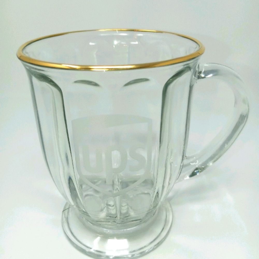 UPS Glass Mug - Picture 1 of 4